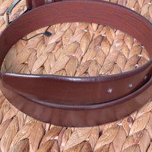 Load image into Gallery viewer, Handmade Leather Belt – The Ultimate Official Gift for Men - Color: Brown