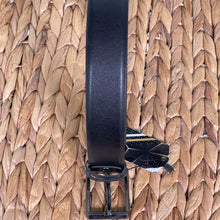 Load image into Gallery viewer, Handmade Leather Belt – The Ultimate Official Gift for Men - Color: Black