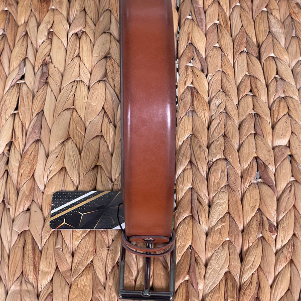 Handmade Leather Belt – The Ultimate Official Gift for Men - Color: Light Brown