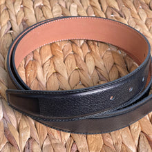 Load image into Gallery viewer, Handmade Genuine Leather Belt , Textured – The Ultimate Official Gift for Men- Color: Black