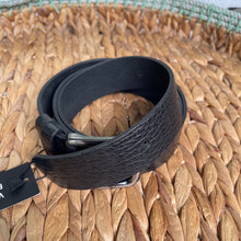 Load image into Gallery viewer, Handmade Real Thick Leather Belt - Textured - The Best Gift for Men - Color: Black, Size: 42