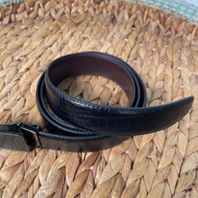 Load image into Gallery viewer, Handmade Leather Belt – The Ultimate Official Gift for Men - Black - Style 2