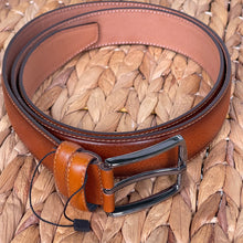 Load image into Gallery viewer, Handmade Genuine Leather Belt – Textured - The Ultimate Official Gift for Men - Size: 46