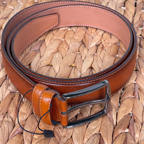 Handmade Genuine Leather Belt – Textured - The Ultimate Official Gift for Men - Size: 46