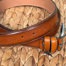 Load image into Gallery viewer, Handmade Genuine Leather Belt – Textured - The Ultimate Official Gift for Men - Size: 46