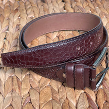 Load image into Gallery viewer, Handmade Real Leather Belt – Chameleons Skin Pattern - The Ultimate Official Gift for Men - Size: 36