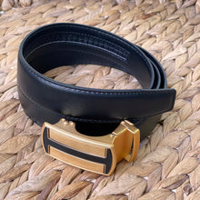 Load image into Gallery viewer, Elegant Handmade PU Leather Holeless Belt with Special Buckles, Plain, Available in 10 Fresh Colors, Easy to Adjust the Size