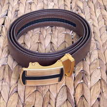 Load image into Gallery viewer, Elegant Handmade PU Leather Holeless Belt with Special Buckles, Plain, Available in 10 Fresh Colors, Easy to Adjust the Size