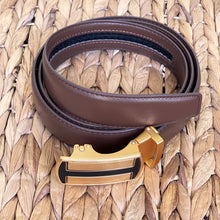 Load image into Gallery viewer, Elegant Handmade PU Leather Holeless Belt with Special Buckles, Plain, Available in 10 Fresh Colors, Easy to Adjust the Size