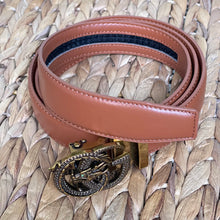 Load image into Gallery viewer, Elegant Handmade PU Leather Holeless Belt with Special Buckles, Plain, Available in 10 Fresh Colors, Easy to Adjust the Size - Style 3