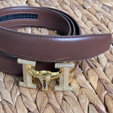 Load image into Gallery viewer, Elegant Handmade PU Leather Holeless Belt with Special Buckles, Plain, Available in 10 Fresh Colors, Easy to Adjust the Size - Style 4