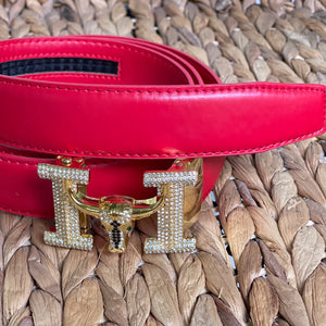 Elegant Handmade PU Leather Holeless Belt with Special Buckles, Plain, Available in 10 Fresh Colors, Easy to Adjust the Size - Style 4