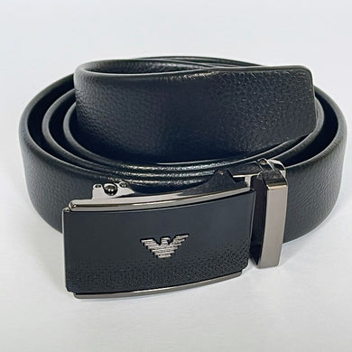 Elegant Handmade PU Leather Hole-Less Belt with Special Buckles, Plain, Available in 10 Fresh Colors, Easy to Adjust the Size - Style 6