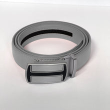 Load image into Gallery viewer, Elegant Handmade PU Leather Hole-Less Belt with Special Buckles, Plain, Available in 10 Fresh Colors, Easy to Adjust the Size - Style 7