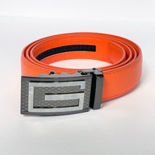 Load image into Gallery viewer, Elegant Handmade PU Leather Hole-Less Belt with Special Buckles, Plain, Available in 10 Fresh Colors, Easy to Adjust the Size - Style 10