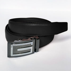 Elegant Handmade PU Leather Hole-Less Belt with Special Buckles, Plain, Available in 10 Fresh Colors, Easy to Adjust the Size - Style 10