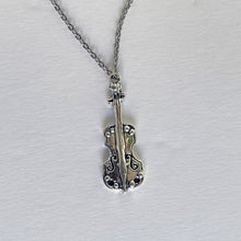 Load image into Gallery viewer, Stainless Steel Music Violin Pendant Necklace - Elegant Unisex Jewelry Gift with Durable Construction