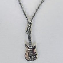 Load image into Gallery viewer, Stainless Steel Music Guitar Pendant Necklace - Elegant Unisex Jewelry Gift with Durable Construction