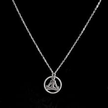 Load image into Gallery viewer, Stainless Steel Yogi Pendant Necklace - Elegant Unisex Jewelry Gift with Durable Construction