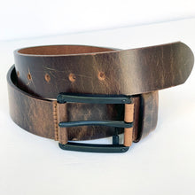 Load image into Gallery viewer, Handmade Thick Genuine Leather Belt, Rustic Textured, The Ultimate Official Gift for Women or Men- Color: Brown