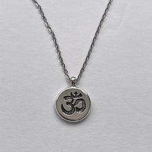 Load image into Gallery viewer, Stainless Steel OM Symbol Pendant Necklace - Elegant Unisex Jewelry Gift with Durable Construction