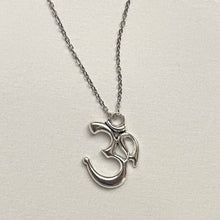 Load image into Gallery viewer, Stainless Steel OM Symbol Pendant Necklace - Elegant Unisex Jewelry Gift with Durable Construction