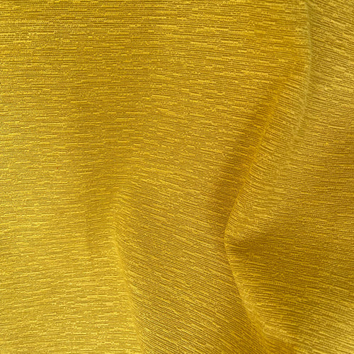 1 Yard JIVE - COTTON BLENDED MULTI-PURPOSE TEXTURE UPHOLSTERY FABRIC, Perfect for Cushion Cover or Table Top - Color: Yellow