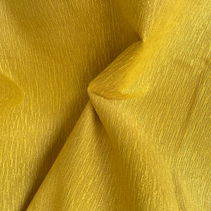 1 Yard JIVE - COTTON BLENDED MULTI-PURPOSE TEXTURE UPHOLSTERY FABRIC, Perfect for Cushion Cover or Table Top - Color: Yellow