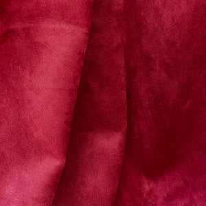 1 Yard of Mozart, SOLID SOFT ULTRA PLUSH VELVET UPHOLSTERY FABRIC, Perfect for Cushion Cover or Table Top - Color: Maron