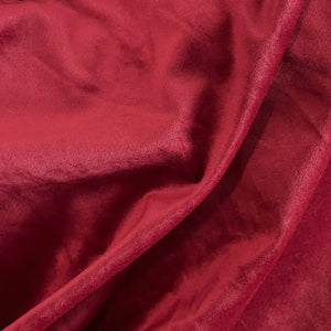 1 Yard of Mozart, SOLID SOFT ULTRA PLUSH VELVET UPHOLSTERY FABRIC, Perfect for Cushion Cover or Table Top - Color: Maron