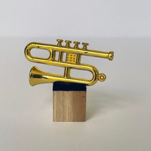 Load image into Gallery viewer, My Little Orchestra - Instruments on a Wooden Cube for Your Home or Office Decor - For Music Lovers