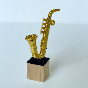 My Little Orchestra - Instruments on a Wooden Cube for Your Home or Office Decor - For Music Lovers