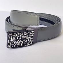 Load image into Gallery viewer, Elegant Handmade PU Leather Hole-Less Belt with Special Buckles, Plain, Available in 10 Fresh Colors, Easy to Adjust the Size - Style 12