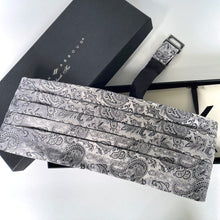 Load image into Gallery viewer, Men&#39;s Joseph Abboud Josef Talbott Paisley Silk Cummerbund, Suitable for any Formal Events