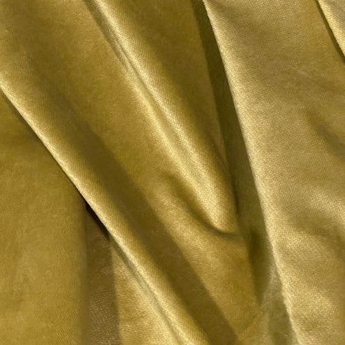 Two Yards of BELVEDERE - PREMIUM PLUSH SATEEN PLAIN VELVET UPHOLSTERY FABRIC, Perfect for Cushion Cover - Color: Curry