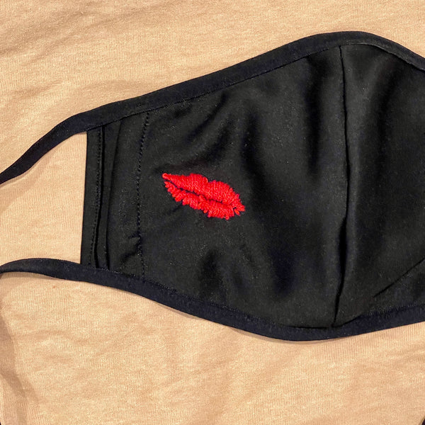 Sexy Face Mask - Reusable Washable Adjustable Face Mask With Embroidery Pattern