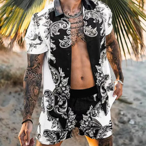 Designer Style Men Two-piece Beach Set