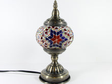 Load image into Gallery viewer, Turkish Mosaic Table Lamp with Bronze Finish - ACL5