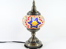 Load image into Gallery viewer, Turkish Mosaic Table Lamp with Bronze Finish - ACL5