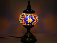 Load image into Gallery viewer, Turkish Mosaic Table Lamp with Bronze Finish - ACL5