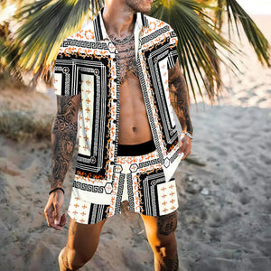 Designer Style Men Two-piece Beach Set