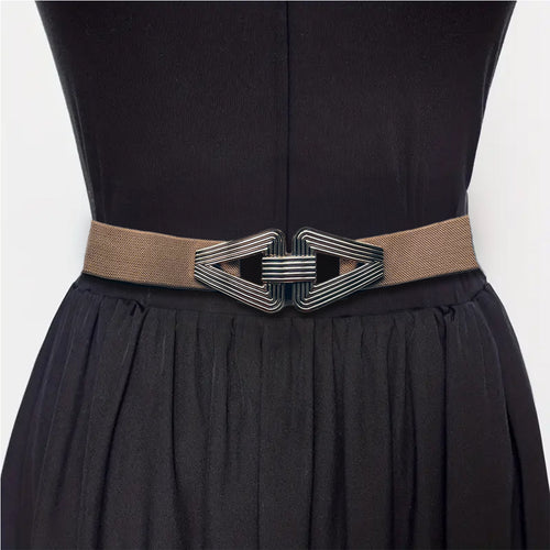 Vintage Sweet Style Women's Adjustable Elastic Waist Belt in 3 Colors