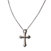 Load image into Gallery viewer, Elegant Big FDL Cross Pendant with a Thick Chain