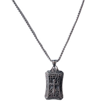 Load image into Gallery viewer, Elegant Big FDL Cross Pendant with a Thick Chain