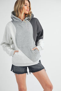 Aemi + Co Color Block Hoodie with Kangaroo Pocket, Designers' Choice for Women and Teens - #shop_name - women clothes