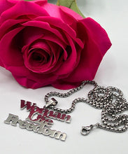 Load image into Gallery viewer, Women, Life, Freedom Unisex Necklace