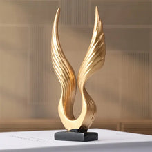 Load image into Gallery viewer, Elegant Golden Angel Wings Resin Decor - Perfect For Living Room, Bar, And Business Display