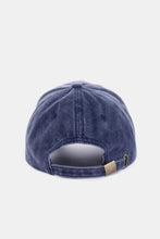 Load image into Gallery viewer, Zenana Washed Embroidered City Baseball Cap