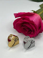 Load image into Gallery viewer, Heart Shape Ring with Beautiful Nastaliq Writing: Iran, 2 Colors