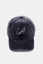 Load image into Gallery viewer, Zenana Washed Embroidered City Baseball Cap